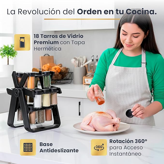 Organizador de Condimentos Spice Wheel