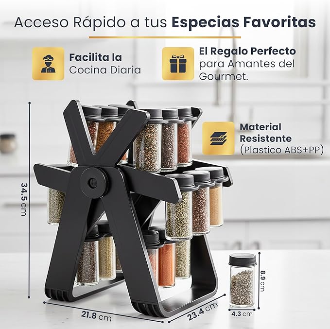 Organizador de Condimentos Spice Wheel