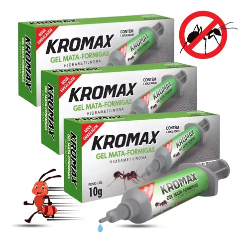 Gel mata-cucarachas y mata-hormigas Kromax
