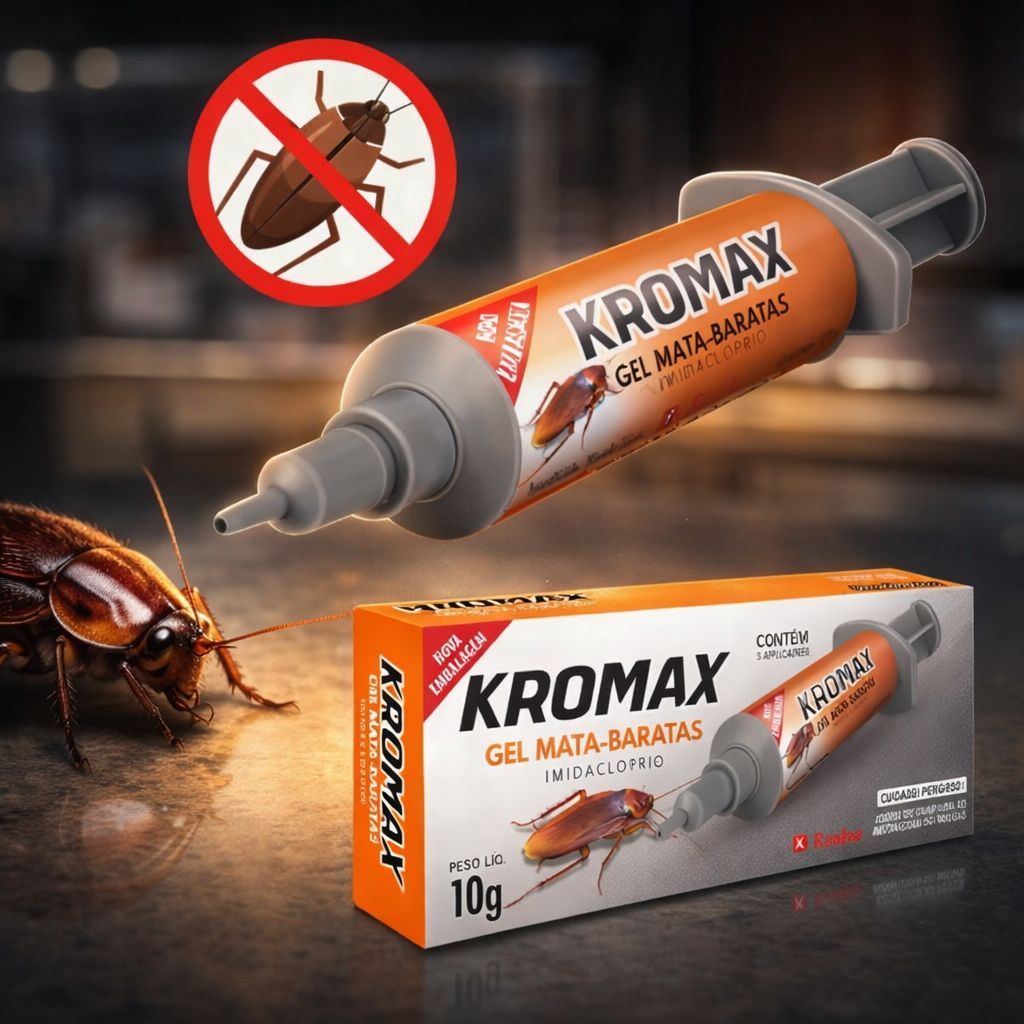 Gel mata-cucarachas y mata-hormigas Kromax